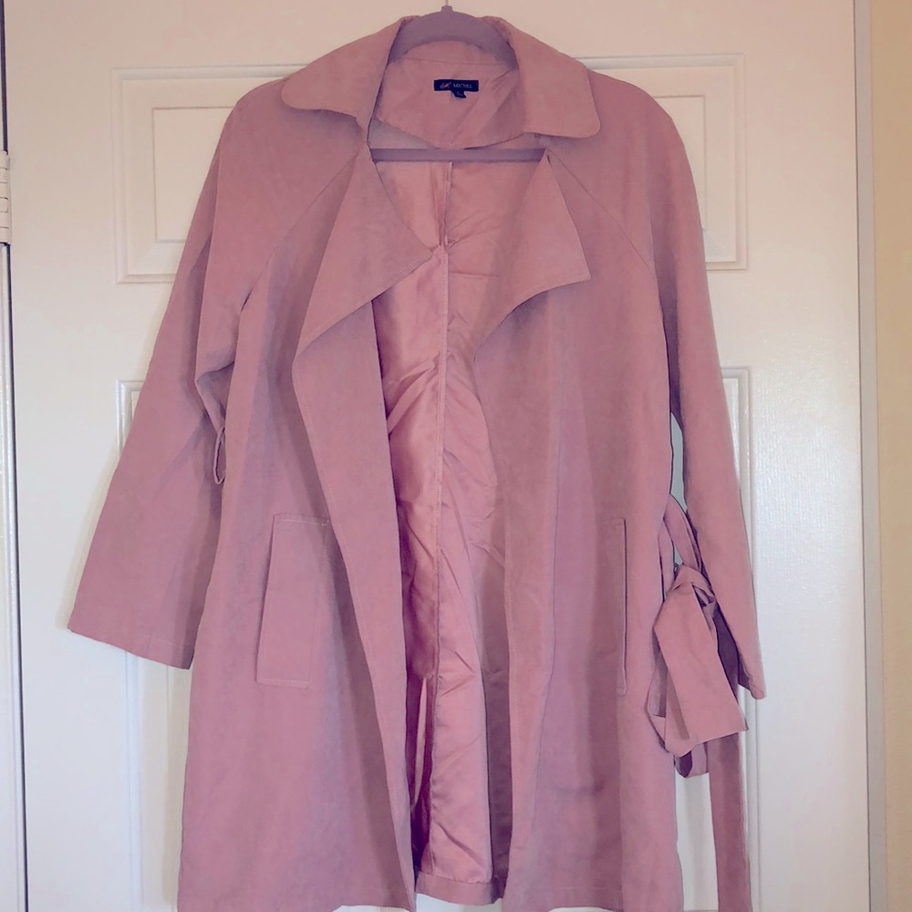 Coat blush pink